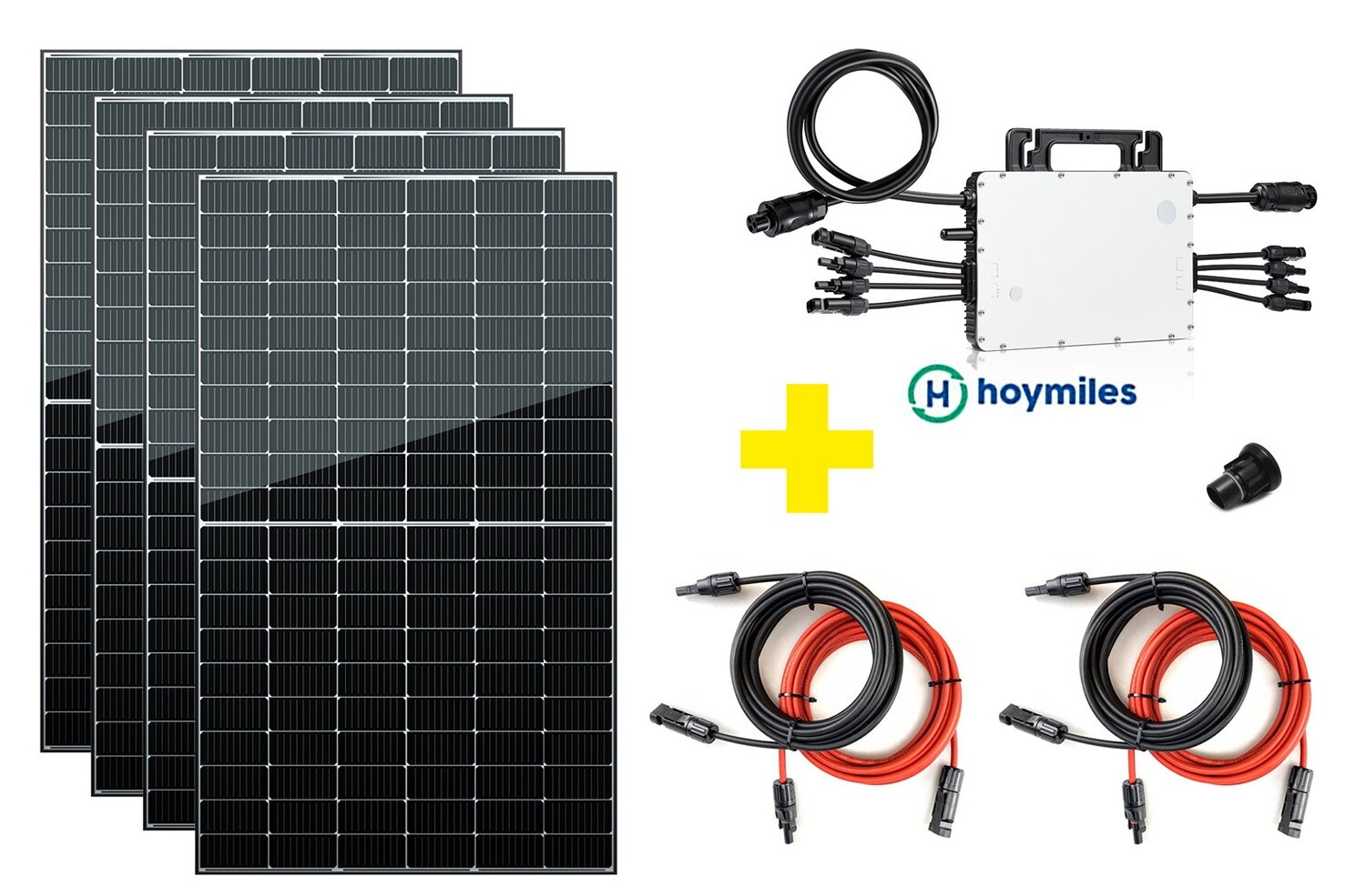 Mini PV Anlage 1500 Watt - mit 4 Solarmodulen 1520 Wp - nach Vereinbarung abholbar - oder Lieferung innerhalb von 18 Tagen