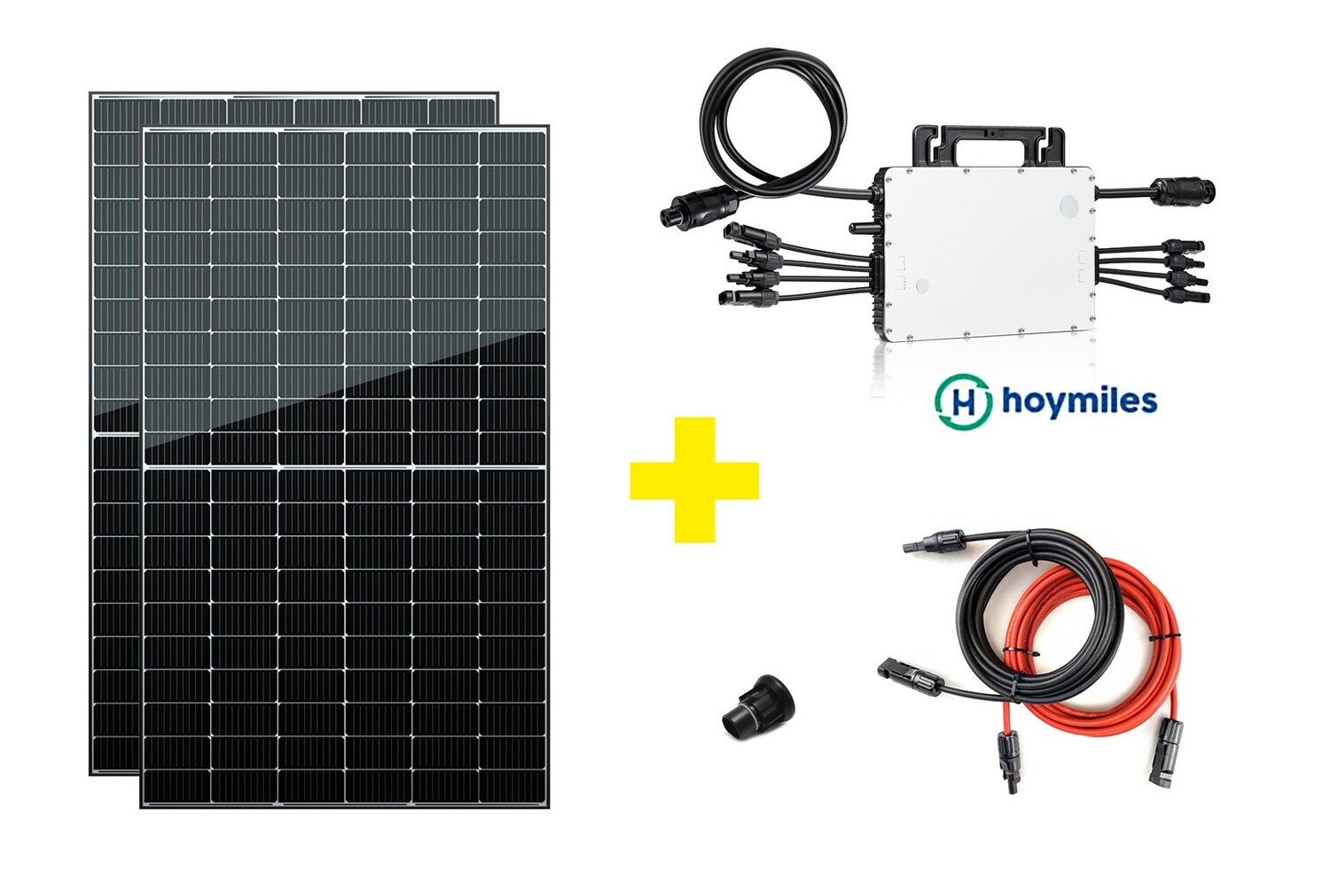 Solaranlage 1500 Watt - mit 2 Solarmodulen 750 Wp - sofort lieferbar