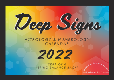 Astrology and Numerology calendar 2022