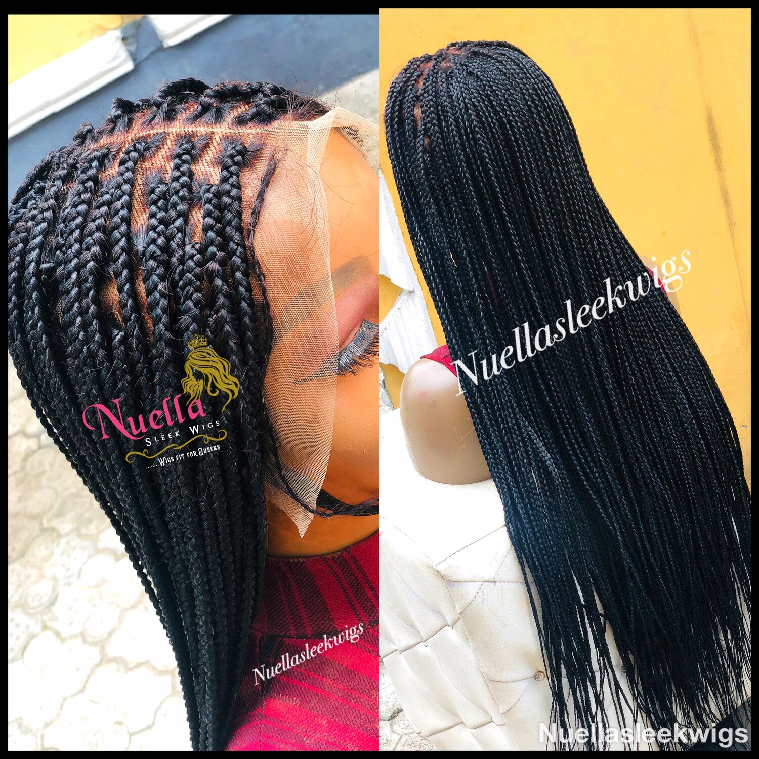 Knotless box braids