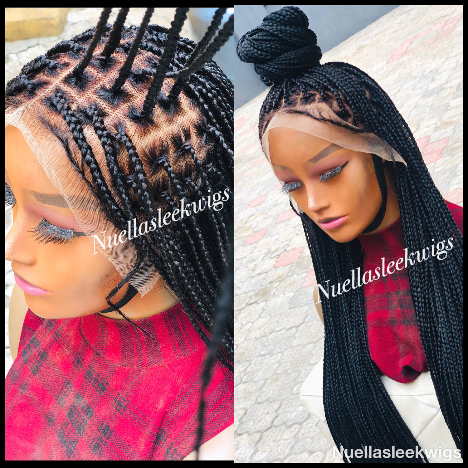 Knotless box braids