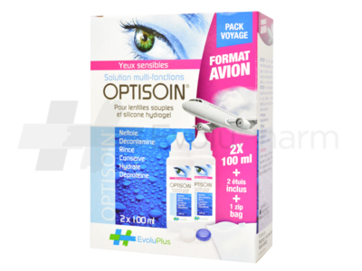 Optisoin® pack voyage 2 x 100 ml