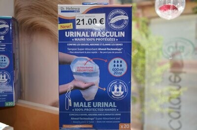 Urinal masculin x20 Mains protégées