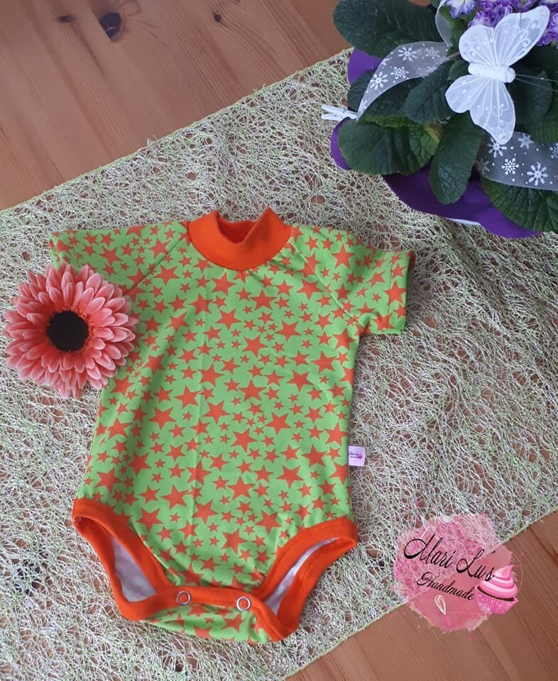 Handmade Body Größe 56/62 #Sterne