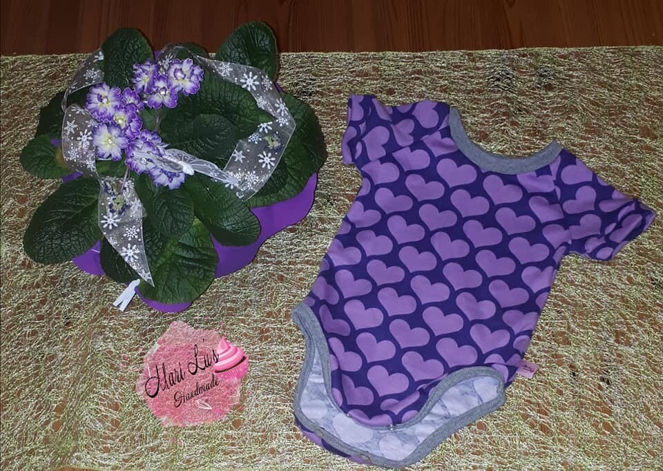 Handmade Body Größe 56/62 #Herzen