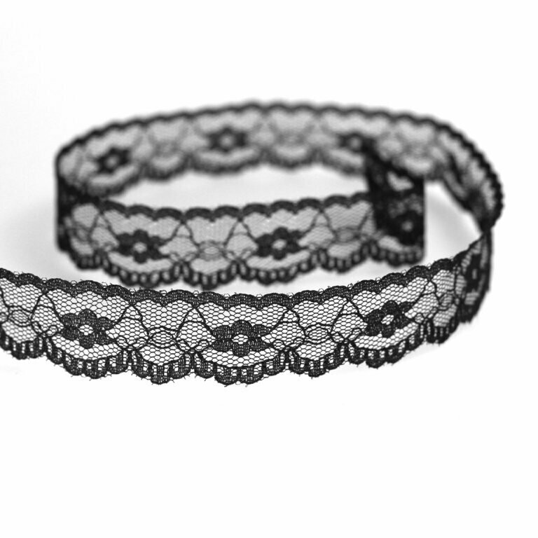 Tüllspitze  40mm #schwarz