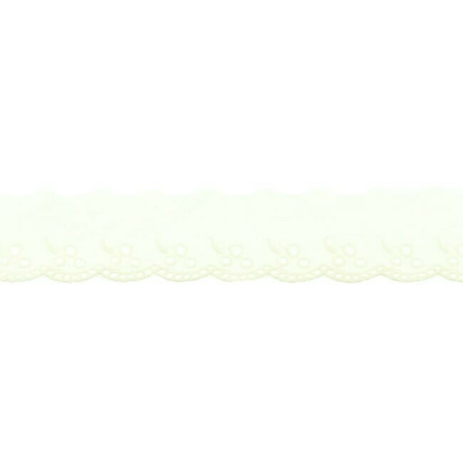 Madeiraspitze Wäschespitze 100% Baumwolle  42mm #creme