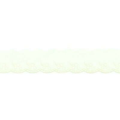Madeiraspitze Wäschespitze 100% Baumwolle  42mm #creme