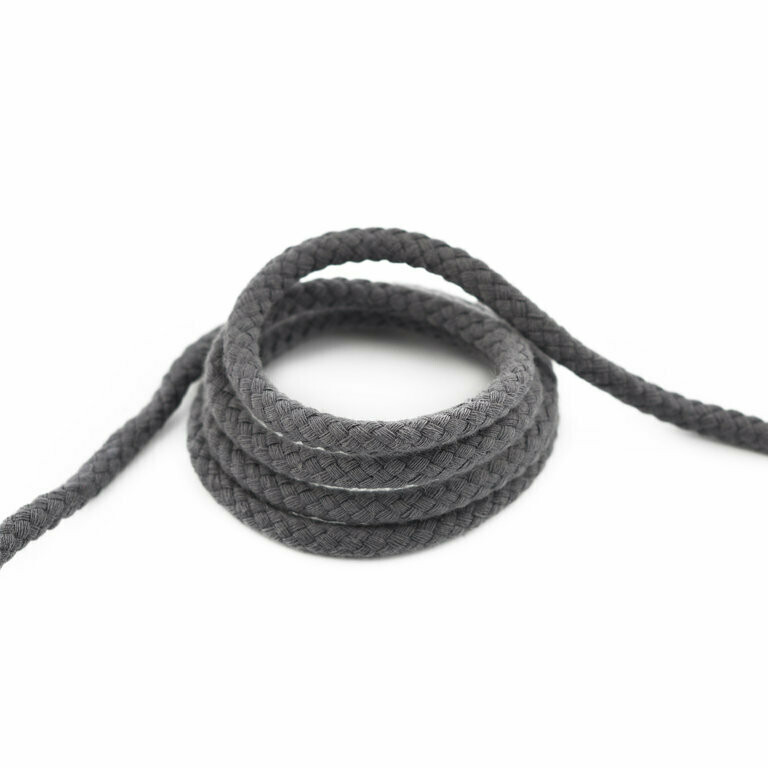 Ø 5mm Baumwollkordel #Grau