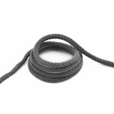 Ø 5mm Baumwollkordel #Grau