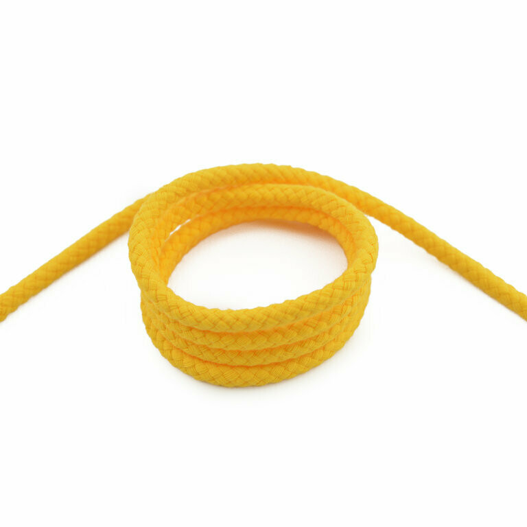 Ø 5mm Baumwollkordel #Gelb