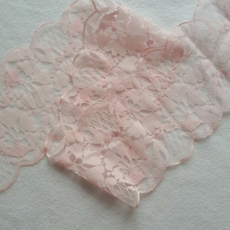 Tüllspitze  10,5cm #rosa