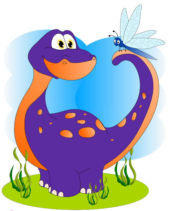 E-Book - Applikationsvorlage - Dinosaurier Langhals