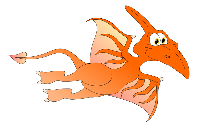 E-Book - Applikationsvorlage - Dinosaurier Flieger