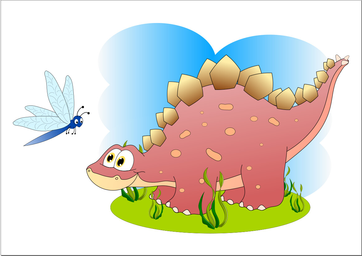 E-Book - Applikationsvorlage - Dinosaurier Dornenschwanz