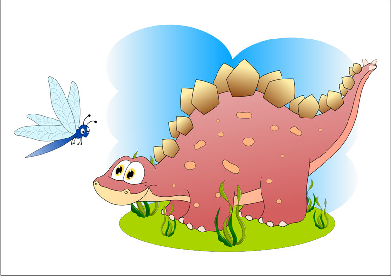 E-Book - Applikationsvorlage - Dinosaurier Dornenschwanz