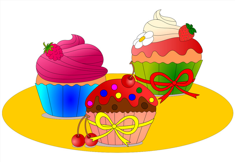 E-Book - Applikationsvorlage - Cupcakes und Muffins E-Book - Applikationsvorlage - Cupcakes und Muffins