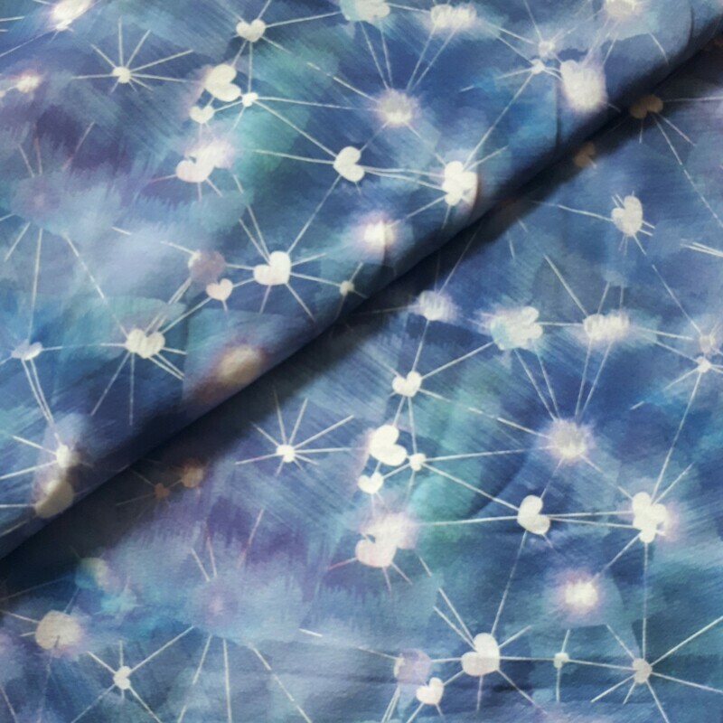 EP Bio Jersey Chrystall Hearts Wathercolor Blue