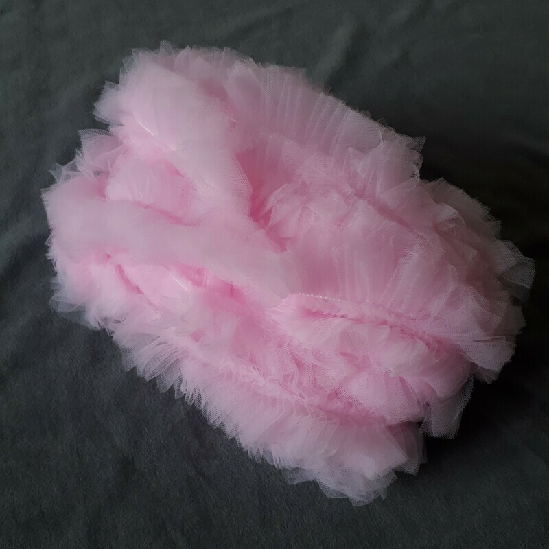 Organzarüsche 28mm #rosa
