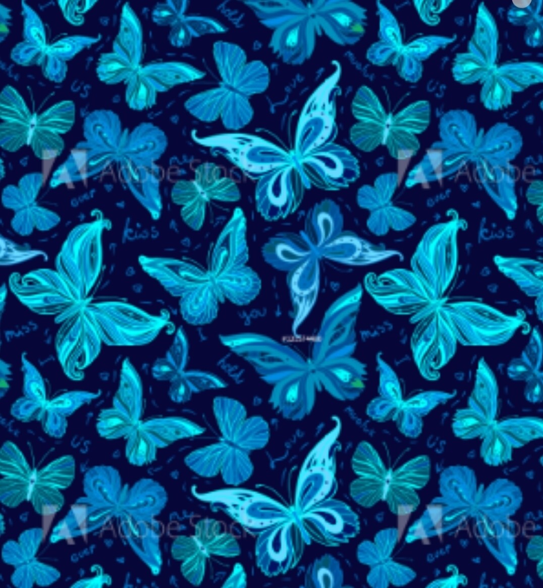 VB - EP Bio Jersey Lovely Butterfly #blue