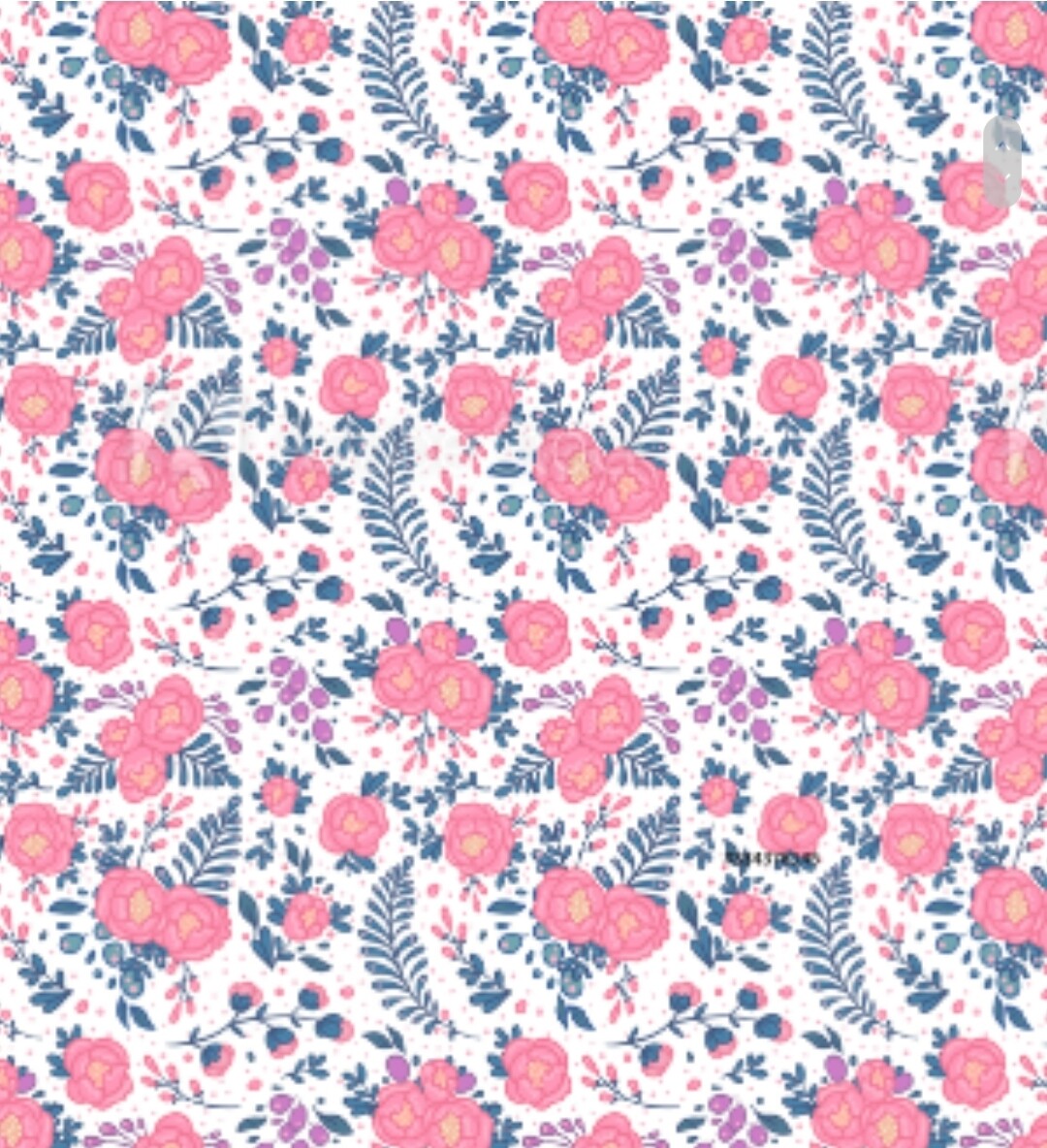 VB - EP Bio Jersey Lovely Flowers #lachs withe