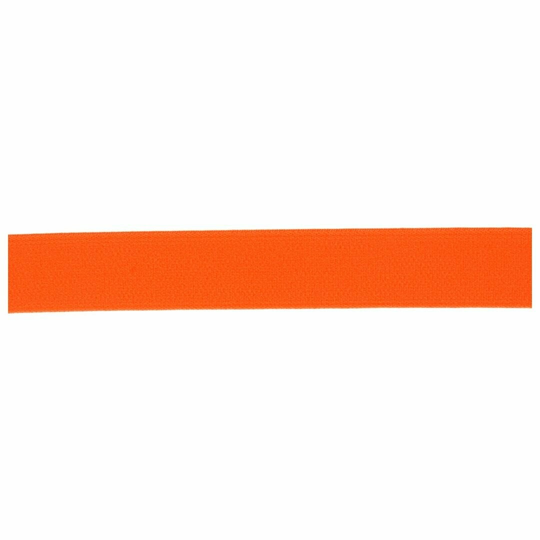Veloursgummi 25mm Uni #neonorange