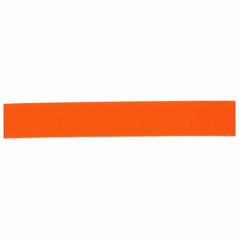 Veloursgummi 25mm Uni #neonorange