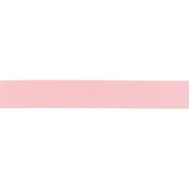 Veloursgummi 25mm Uni #babyrosa