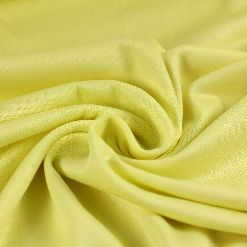 Bio Viskose-Jersey Uni #gelb lime