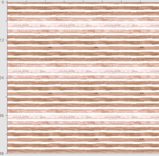 VB - EP Bio Jersey Irregular Stripes #wood brown