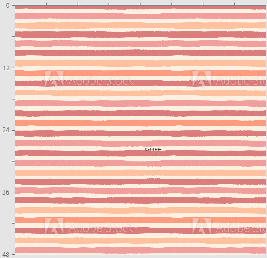 VB - EP Bio Jersey Irregular Stripes #strawberry kiss