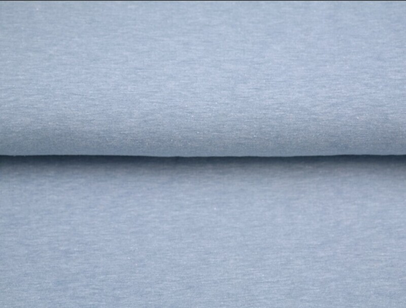 Bio Jersey Uni #blau meliert hell