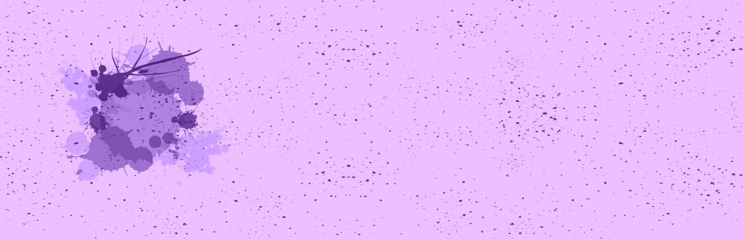 EP Bio FrenchTerry Panel - splashes #flieder