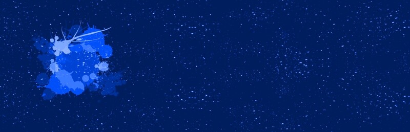 EP Bio FrenchTerry Panel - splashes #royalblue