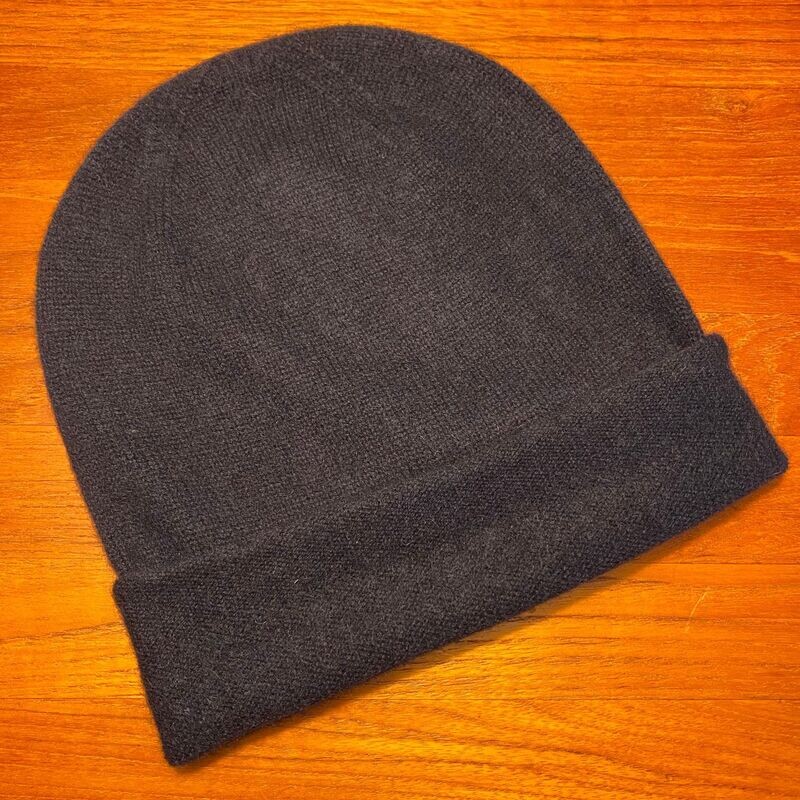 Kaschmir Beanie Mütze dunkelblau No. 001_30 Kaschmir Beanie Mütze dunkelblau No. 001_30