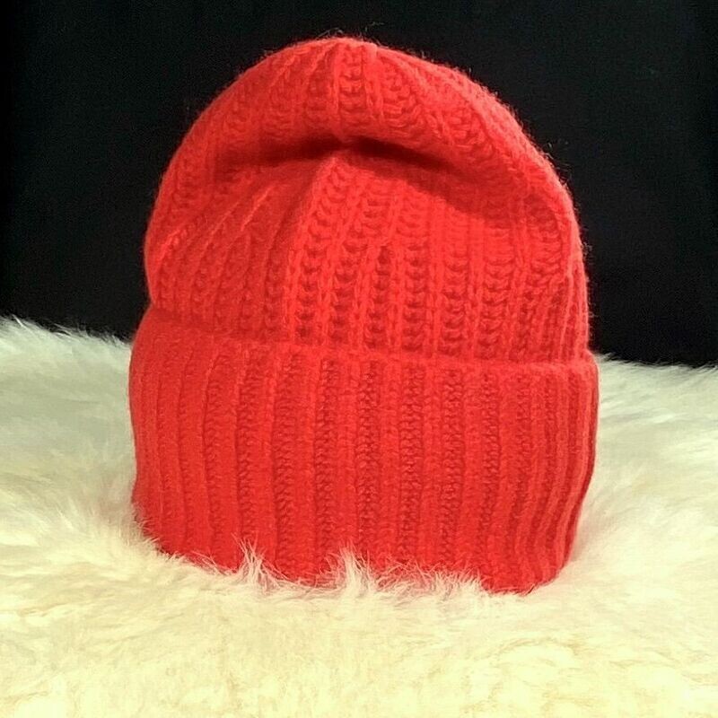 Kaschmir Deluxe Mütze rot No. 001_09 Kaschmir Deluxe Mütze rot No. 001_09