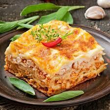 Lasagne à la Bolognaise salade verte