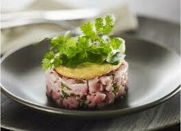 Tartare de veau façon coco et citron vert