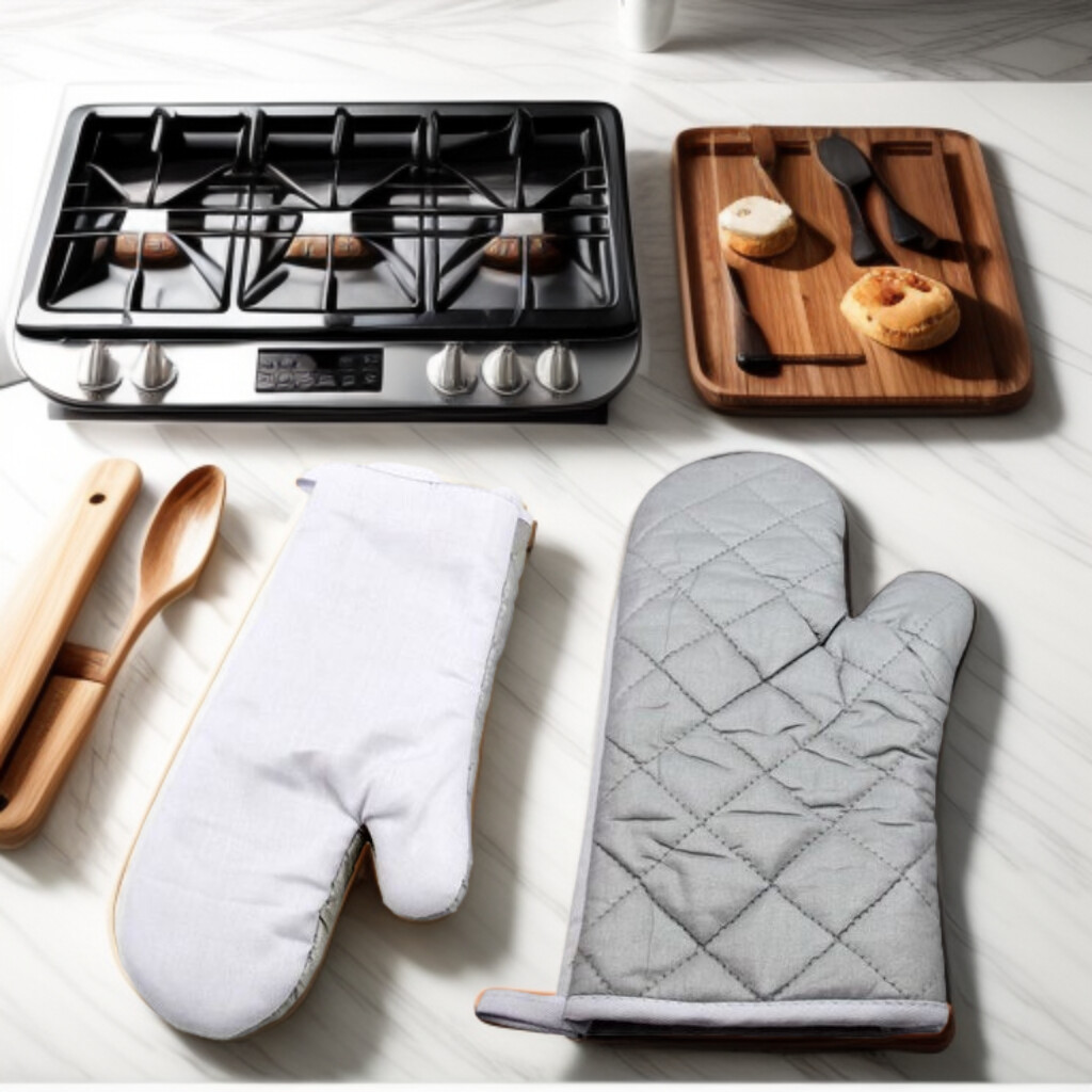 Set de gant et manique de cuisine