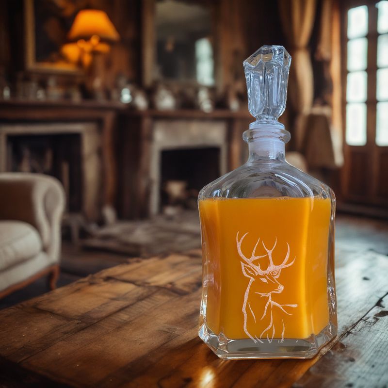 Carafe gravée