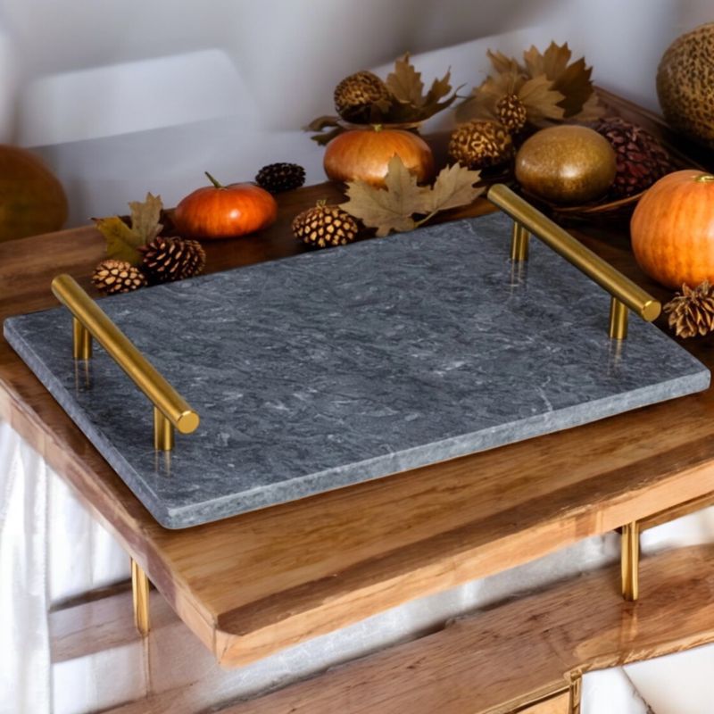 Plateau en marbre 30cm X 20 cm