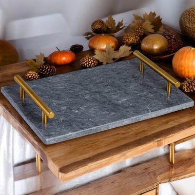 Plateau en marbre 30cm X 20 cm