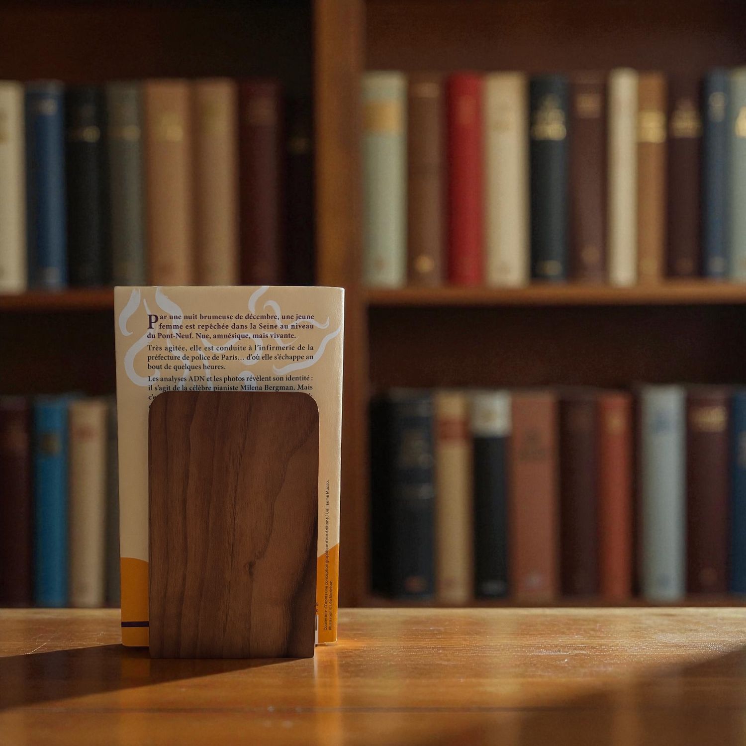 Serre-livres en bois (lot de 2pcs)