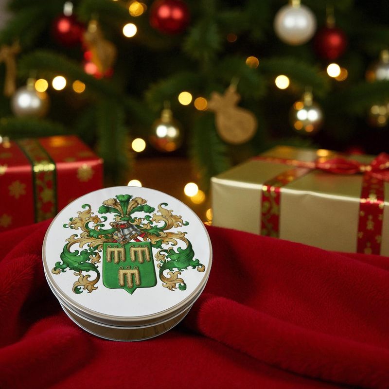 Boîte en métal avec impression