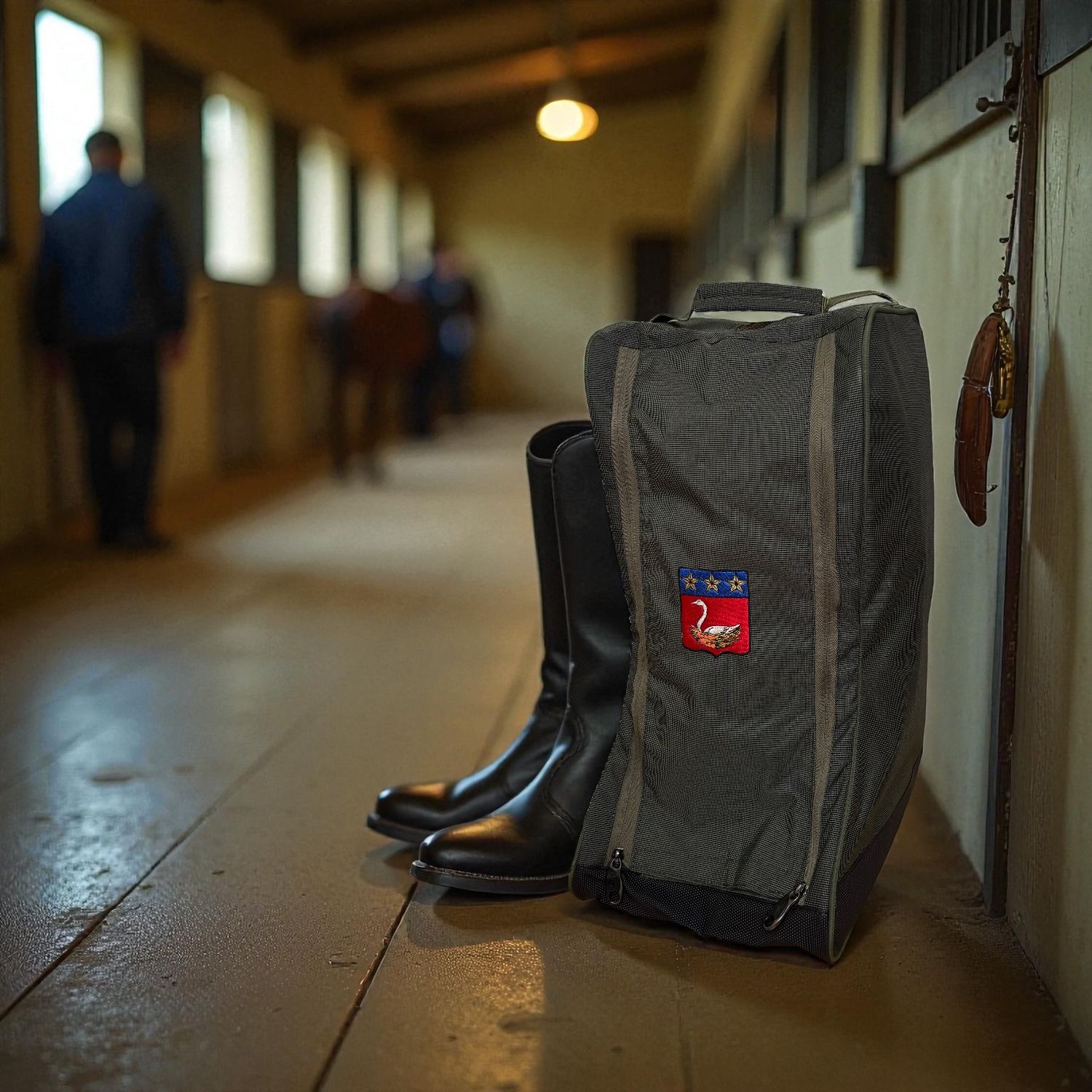 Housse pour bottes avec broderie