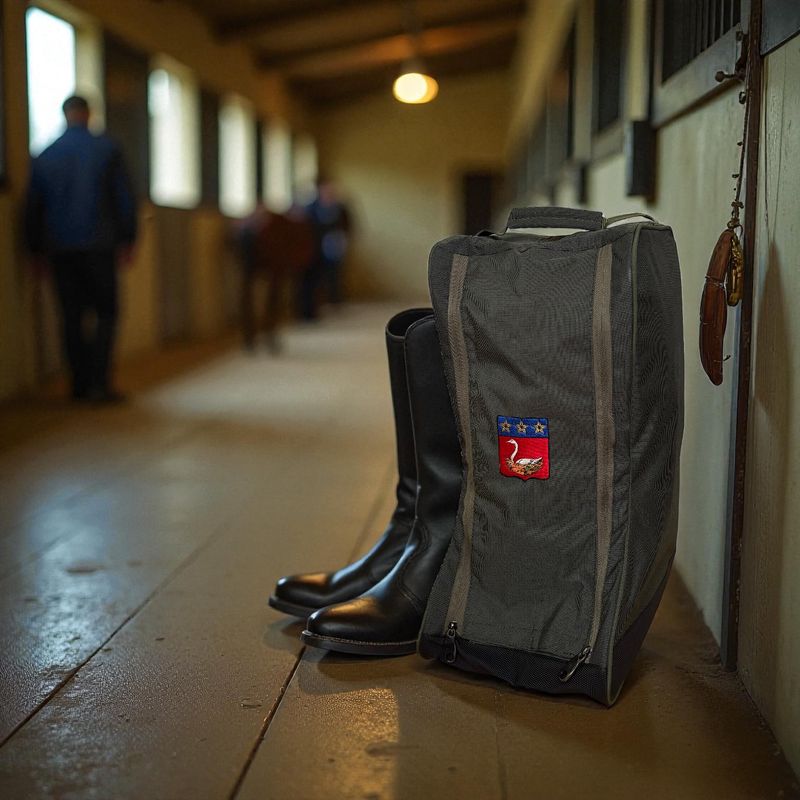 Housse pour bottes avec broderie