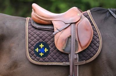 Écu pour tapis de selle ou couverture de cheval (lot de 2 pièces)