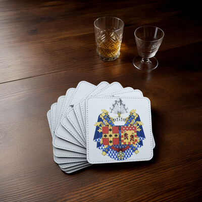 Sous-verre en simili  (6 pcs)