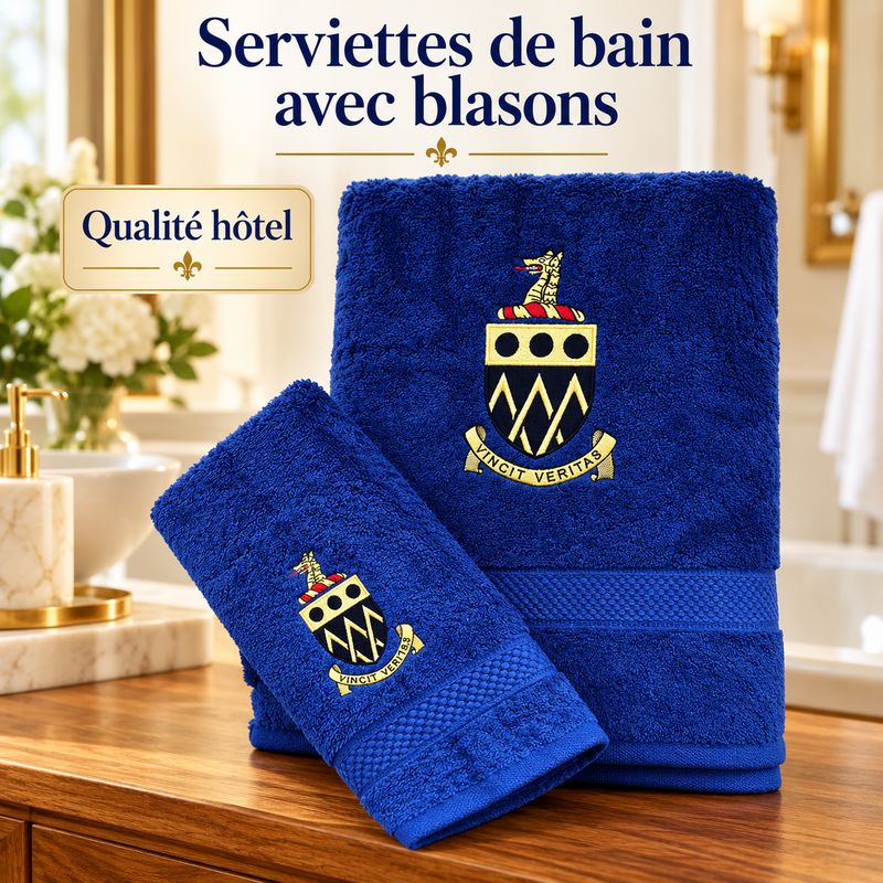 Serviette de bain 60x110 (2 pcs)