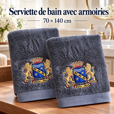 Serviette de bain haute de gamme 70x140    (2 pcs)